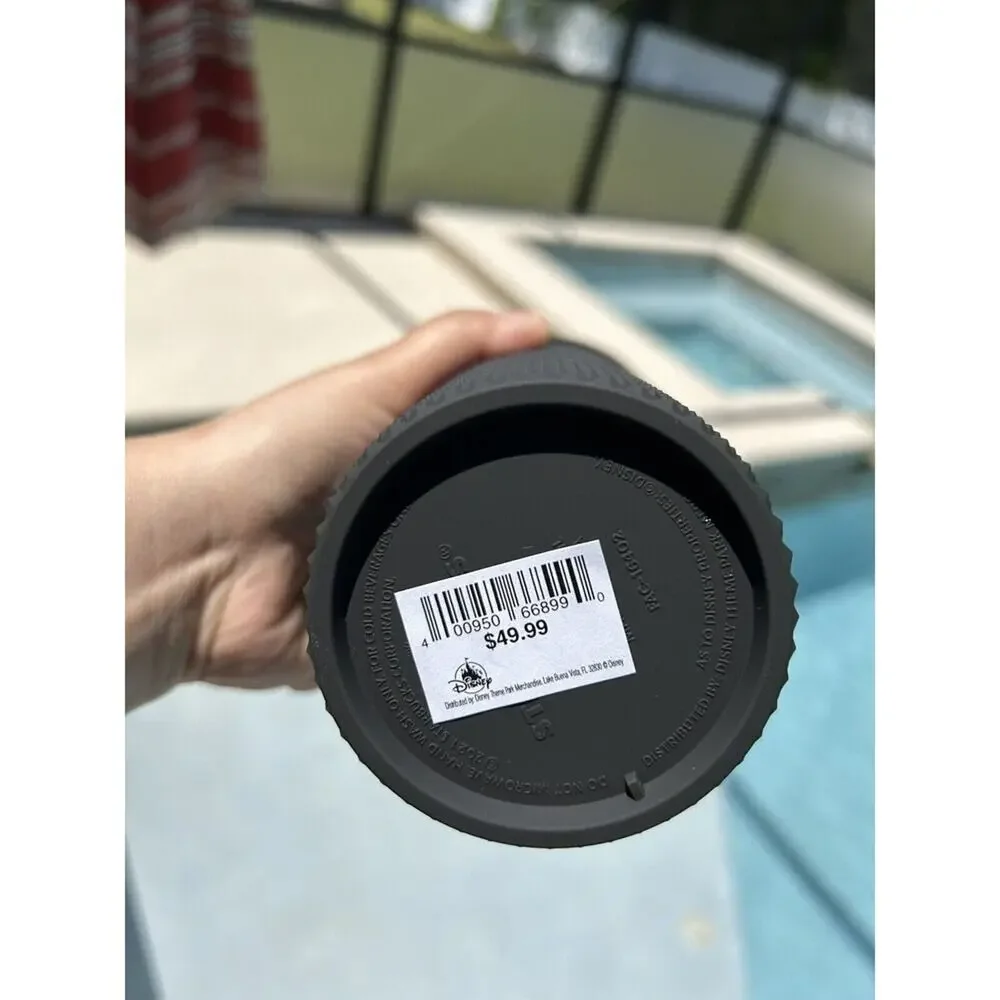 Walt Disney World x Starbucks Black 50th Anniversary Tumbler Cup Studded